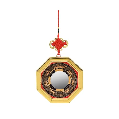 Ecqizer Bagua Mirror Bagua Mirror concave Bagua Mirror feng Shui Bagua Mirror Convex Bagua Mirror outdoor°ËØԾµ͹¾µ¼ÒÓÃÃſںϽð͹°¼Ã澵ÒõÑô¾Ź¬̫¼«ƽÃ澵¼ҾӵêÃæ°ڼþ